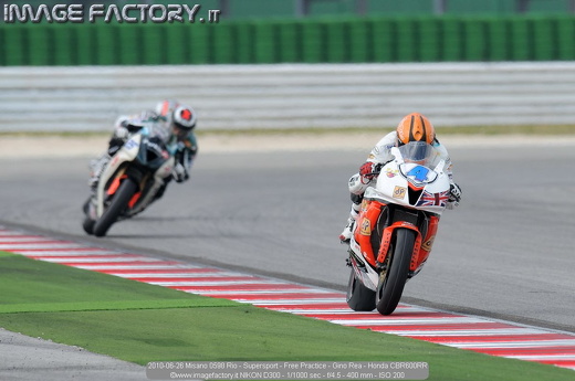 2010-06-26 Misano 0598 Rio - Supersport - Free Practice - Gino Rea - Honda CBR600RR